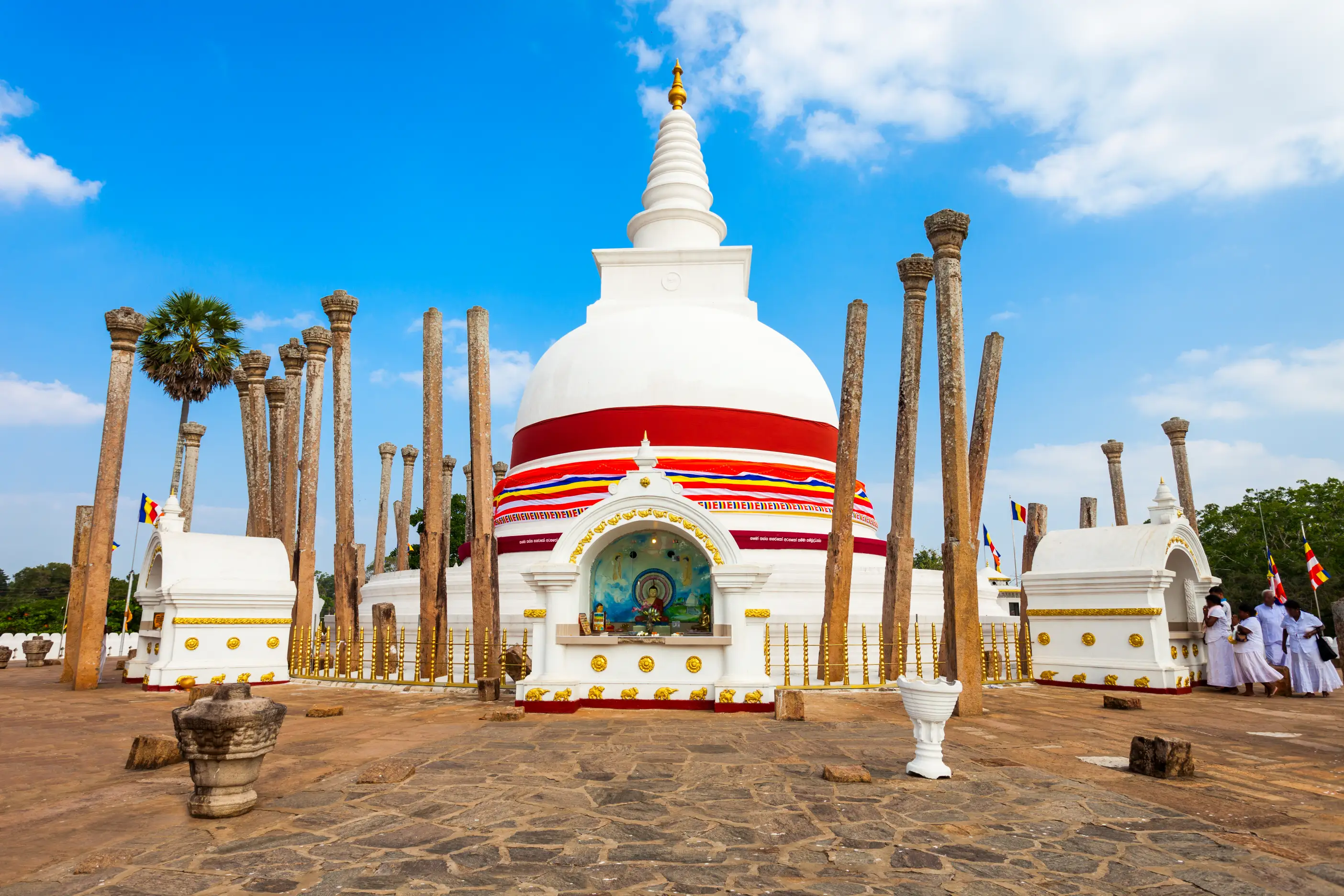 Anuradhapura ancient ruins