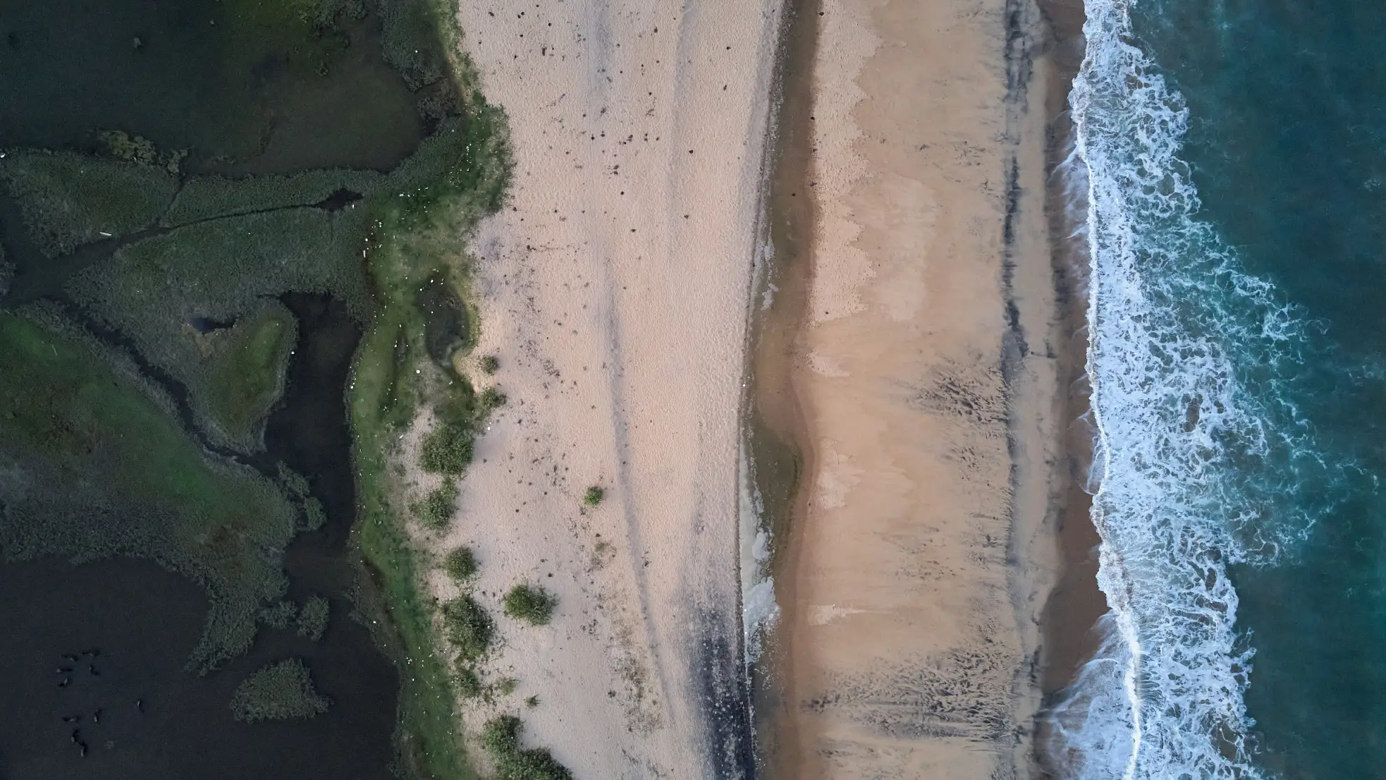 Sunset view of Arugam Bay coastline