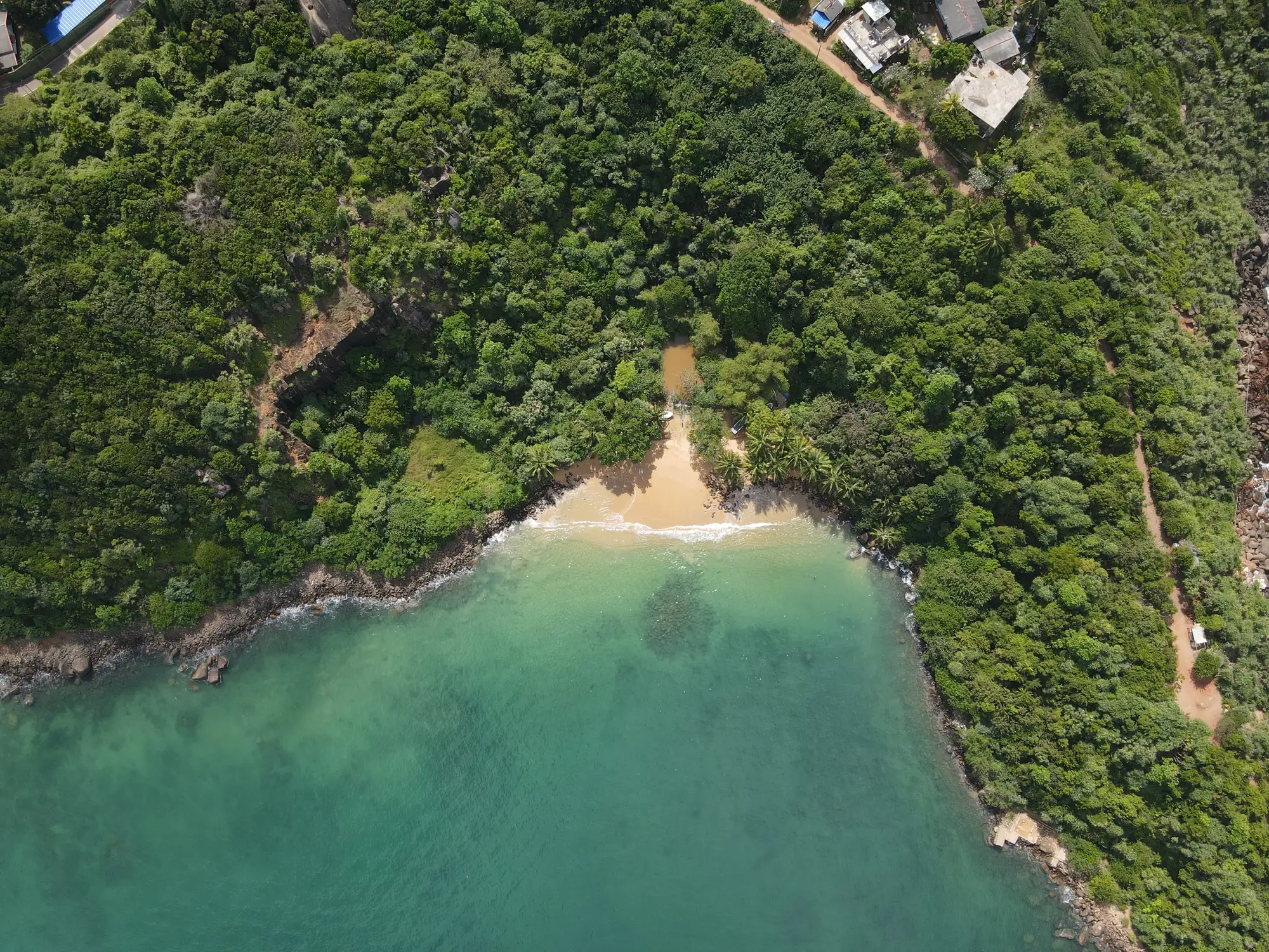 Unawatuna beachfront view